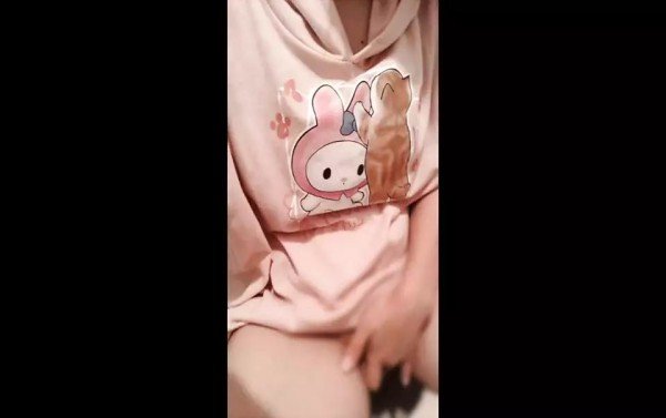 Cute girl sneaking around and masturbating.